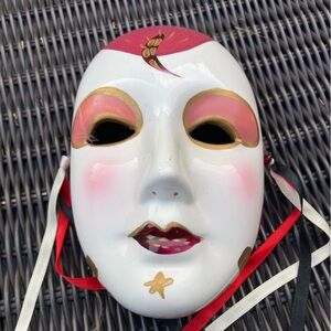 Asahi porcelain ceramic wall art face mask